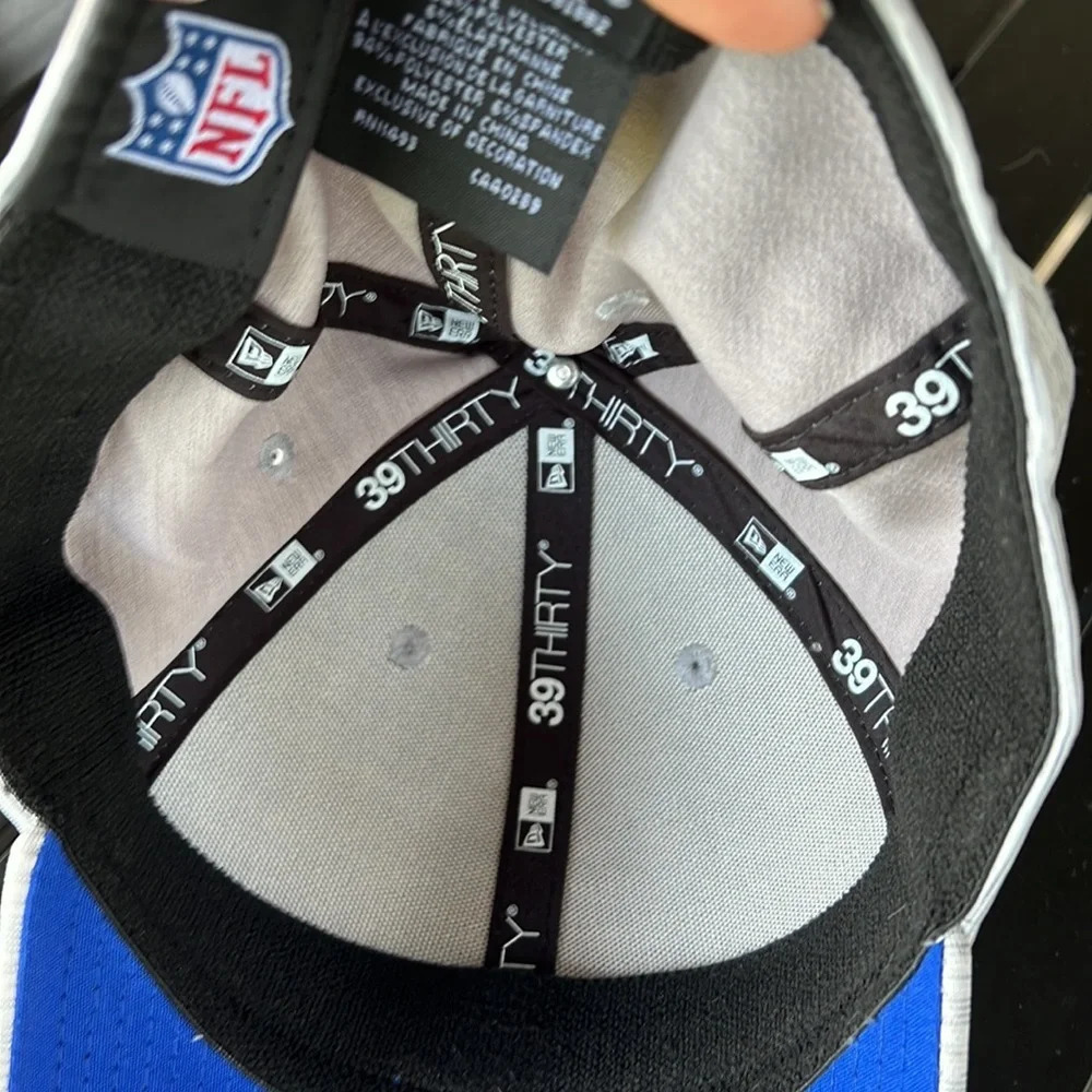 Men's New Era Gray Buffalo Bills 2020 NFL Sideline Official 39THIRTY Flex Hat - Picture 9 of 9